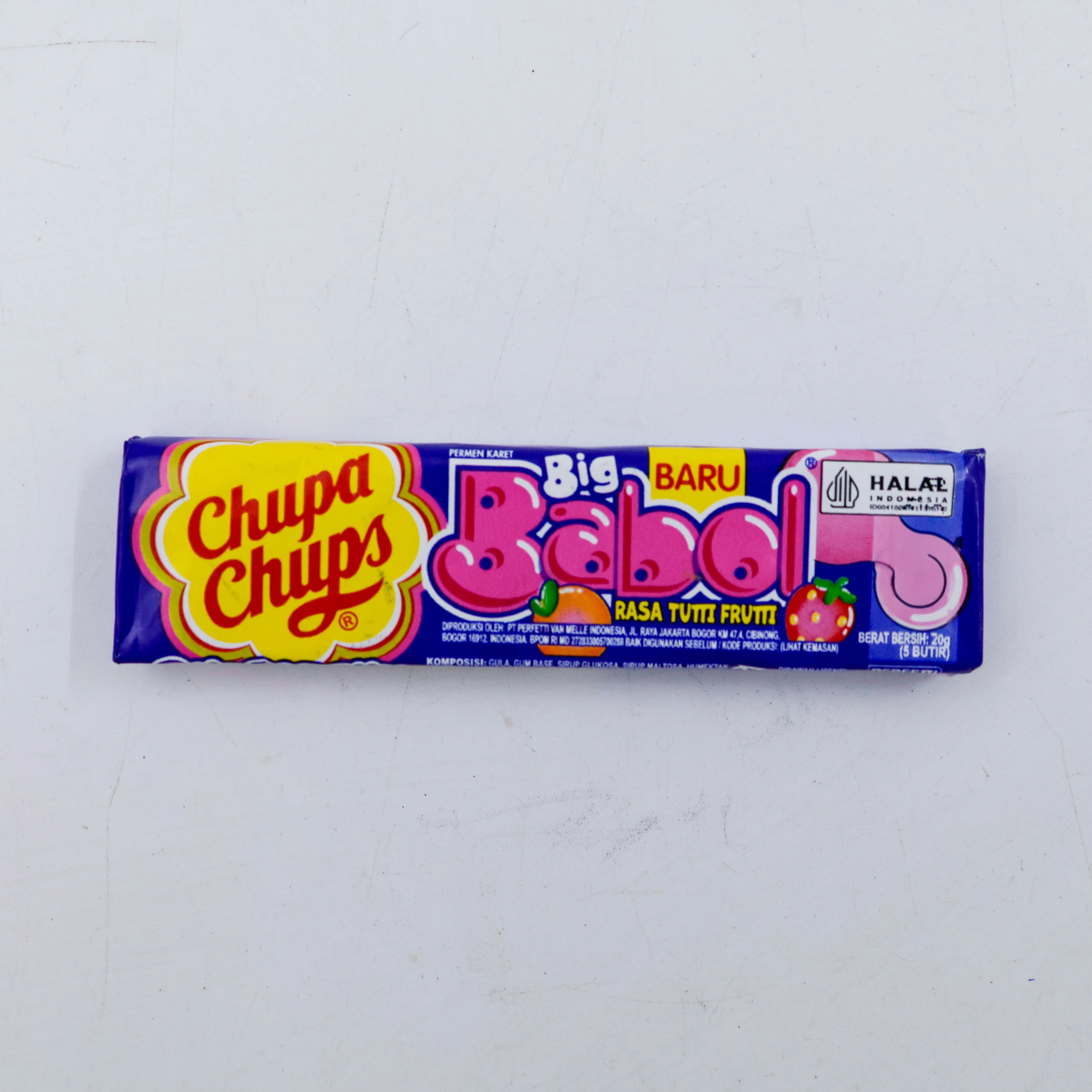 Chupa Chups Chewing gum Rasa Tutti Fruiti 20 g